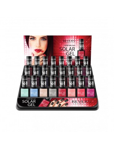 Display esmalte SOLAR GEL, SET2 