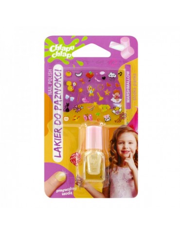 ESMALTE UÑAS +AHESIVOS 2 ML AMARILLO CHLAPU CHALP