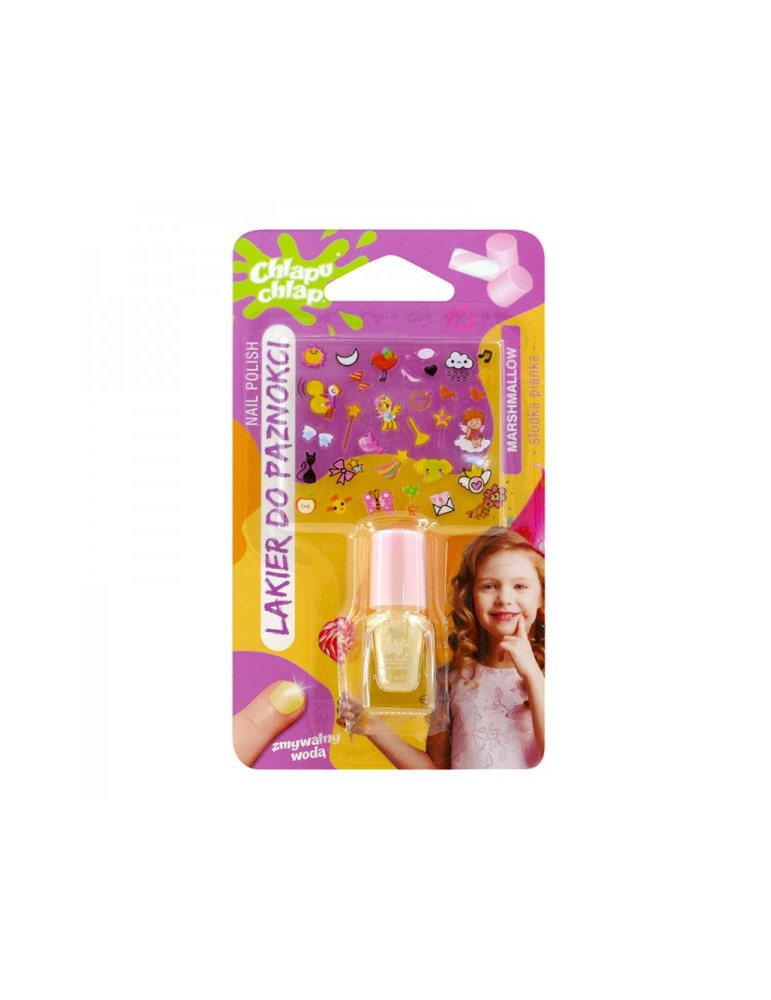 ESMALTE UÑAS +AHESIVOS 2 ML AMARILLO CHLAPU CHALP