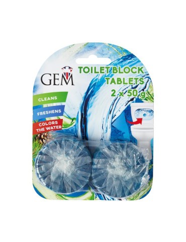 GEM Pastillas Wc Ocean  2 unidades