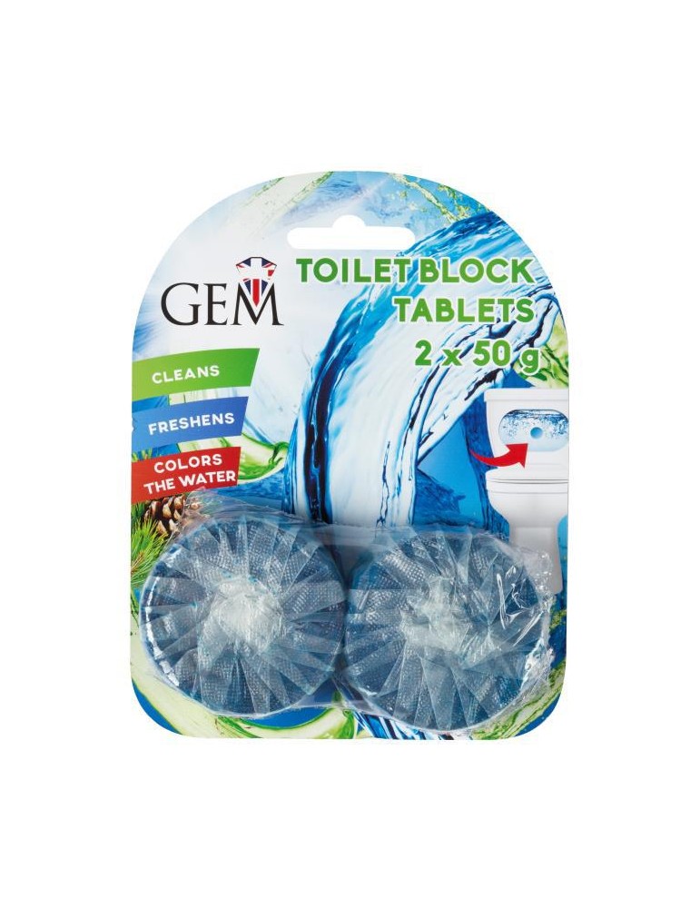 GEM Pastillas Wc Ocean  2 unidades