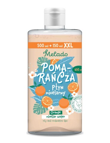 MELADO AGUA MISCELAR SECA Y NORMAL NARANJA 650ML