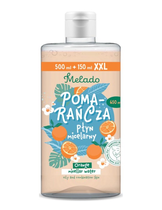 MELADO AGUA MISCELAR SECA Y NORMAL NARANJA 650ML