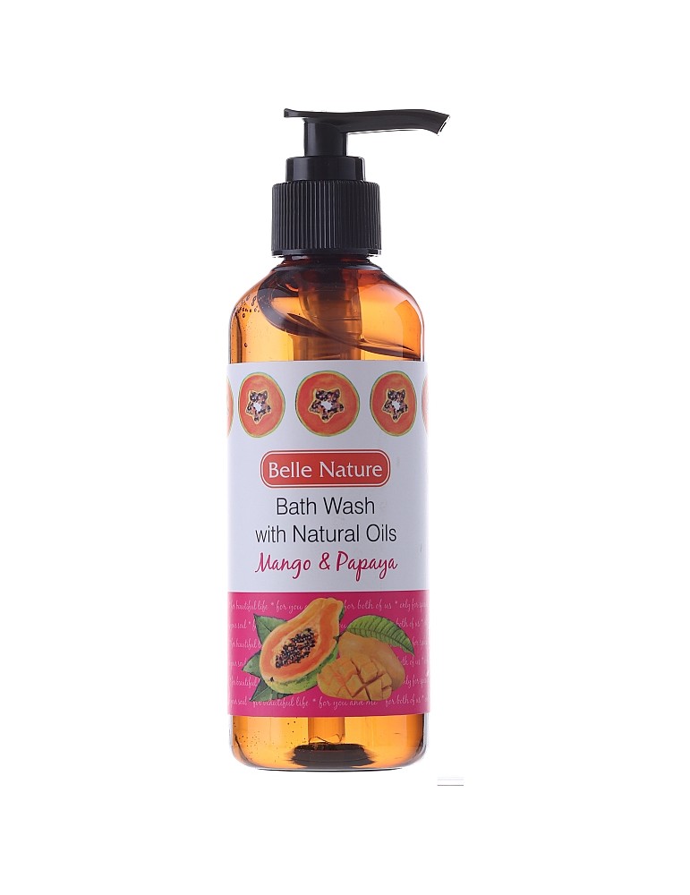 GEL DE BAÑO BELLE NATURE  MANGO/PAPAYA