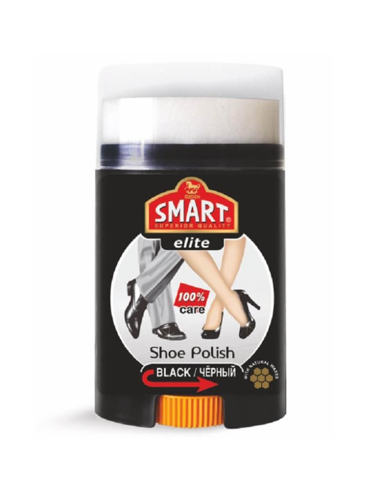 SMART ELITE CREMA CALZADO ESPONJA NEGRA 60 ML