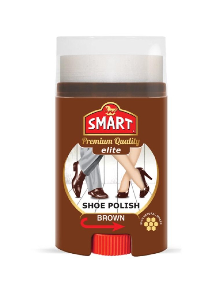 SMART ELITE CREMA CALZADO ESPONJA MARRON 60 ML