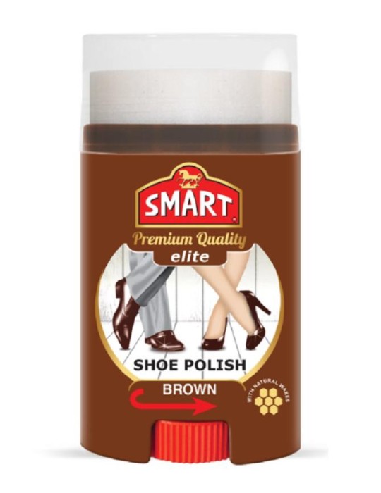 SMART ELITE CREMA CALZADO ESPONJA MARRON 60 ML