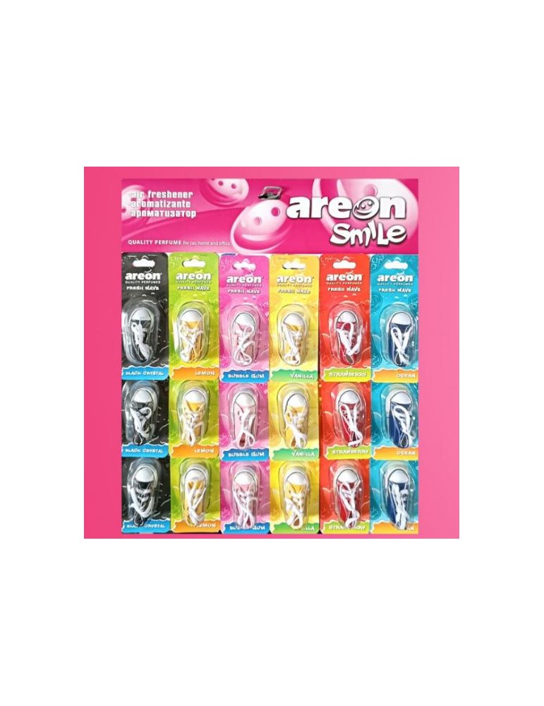 DISPLAY AREON FRESH WAVE 18 PCS