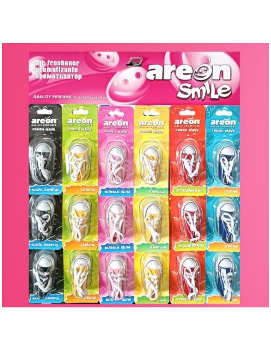 DISPLAY AREON FRESH WAVE 18 PCS