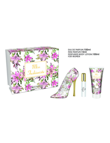 ESTUCHE 3 PIEZAS MISS FASHIONISTA WHITE 848