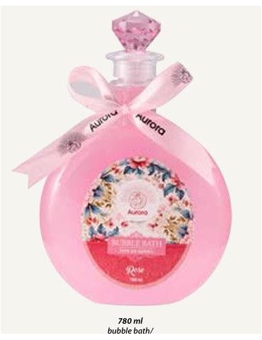AURORA BUBBLE BATH ROSE 780ml