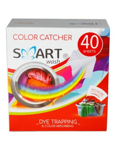 TOALLITAS HÚMEDAS INTELIGENTES ROPA DE COLOR 40PZA