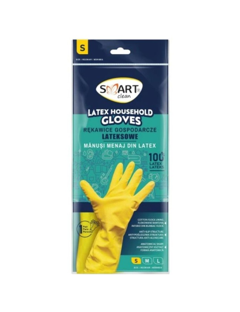 GUANTES DE LATEX TALLA S SMART