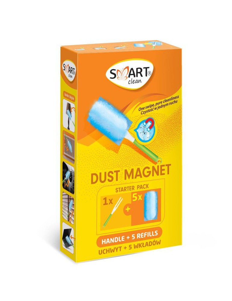 PLUMERO IMAN ATRAPA POLVO   5 RECAMBIOS SMART