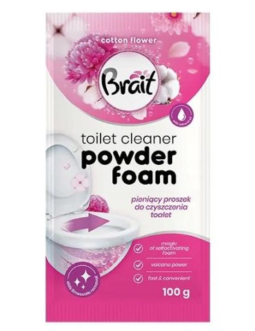 POLVO LIMPIADOR INODORO COTTON FLOWER BRAIT 3X100G