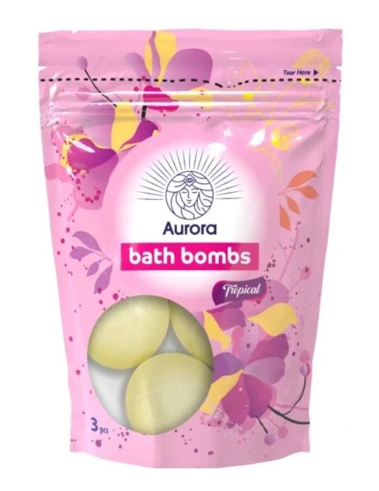 AURORA SPA BATH BOMB 3*50GR TROPICAL