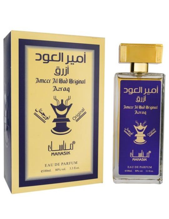 MANASIK AMEER AL OUD ORIGINAL AZRAQ EDP 100 ML