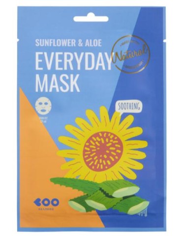 MASCARILLA FACIAL CALMANTE GIRASOL Y ALOE 27ML