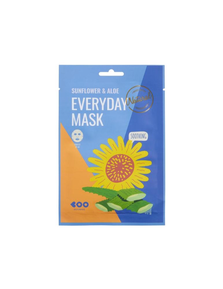 MASCARILLA FACIAL CALMANTE GIRASOL Y ALOE 27ML