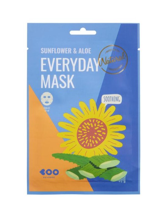 MASCARILLA FACIAL CALMANTE GIRASOL Y ALOE 27ML