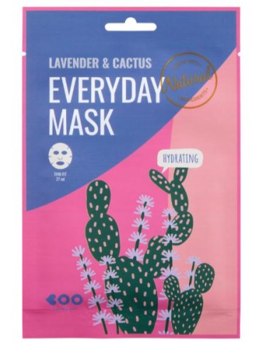 MASCARILLA FACIAL CALMANTE LAVANDA Y CACTUS 27ML