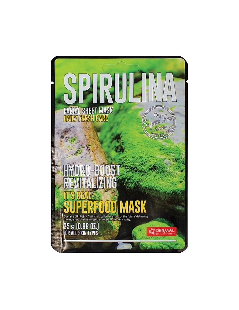 MASCARILLA DÉRMICA SPIRULINA SUPERFOOD 25g