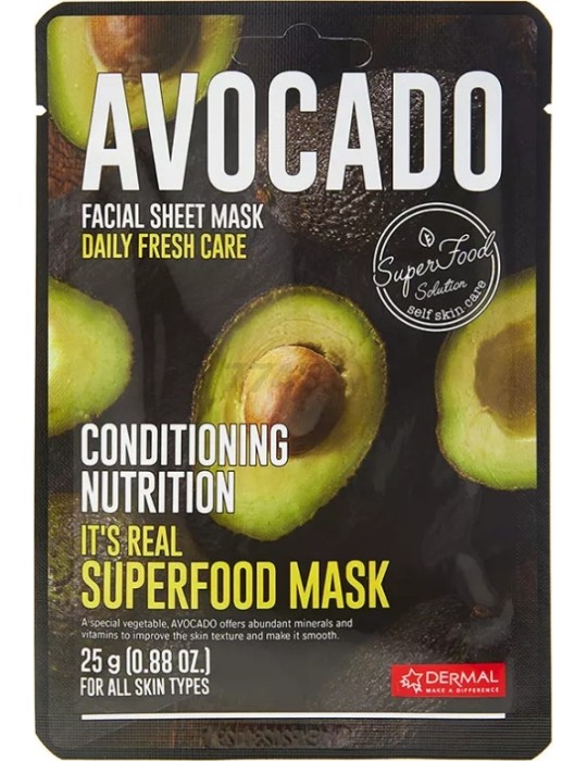 MASCARILLA DÉRMICA AVOCADO SUPERFOOD 25g