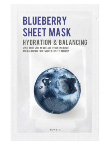 MASCARILLA FACIAL ARANDANOS HIDRATACIÓN 22ML