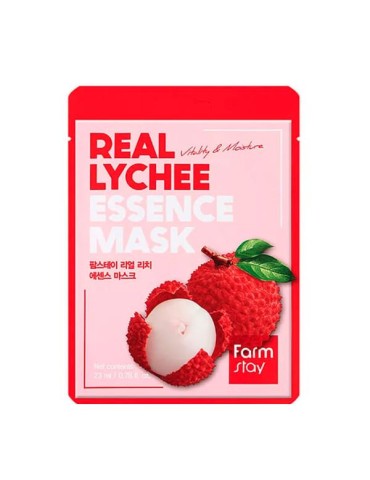 MASCARILLA FACIAL ESENCIA DE LYCHE 23ML FARMSTAY