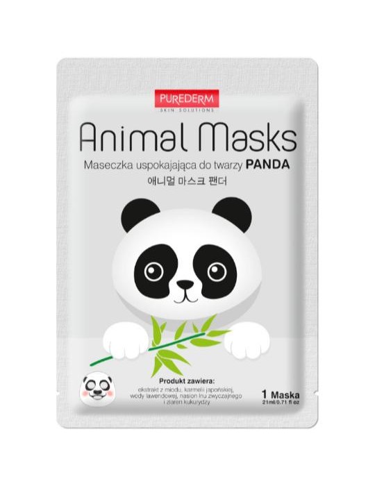 MASCARILLA FACIAL ANIMAL PANDA 21ML PUREDERM