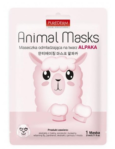 MASCARILLA FACIAL ANIMAL ALPAKA 21ML PUREDERM