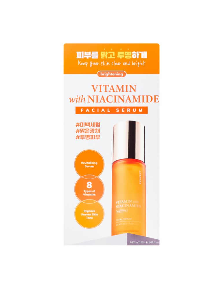 SERUM FACIAL VITAMINAS CON NIACINAMIDA 50ML