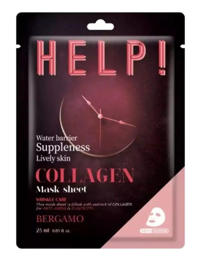 MASCARILLA FACIAL COLAGENO 25ML BERGAMO