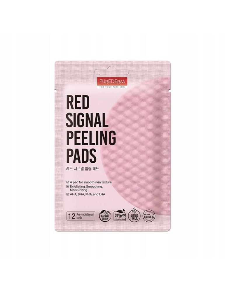 ALMOHADILLAS EXFOLIANTES RED SIGNAL 12 PZAS PUREDE