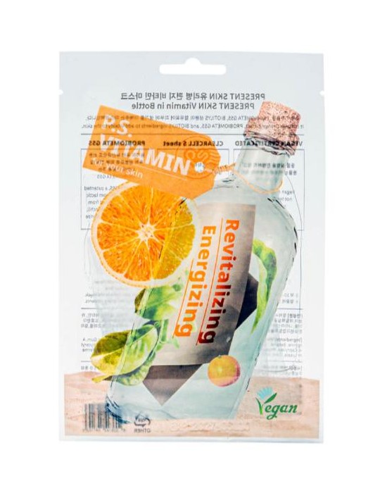 MASCARILLA FACIAL VITAMÍNICA EN BOTELLA 25ML