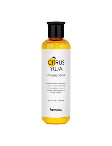 TÓNICO REVITALIZANTE CITRUS YUJA 280ML FARMSTAY