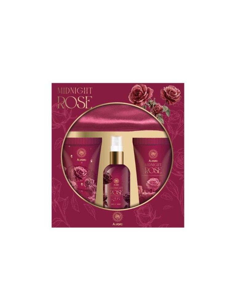GIFT SET TURBANTE 4 PZAS MIDNIGHT ROSE