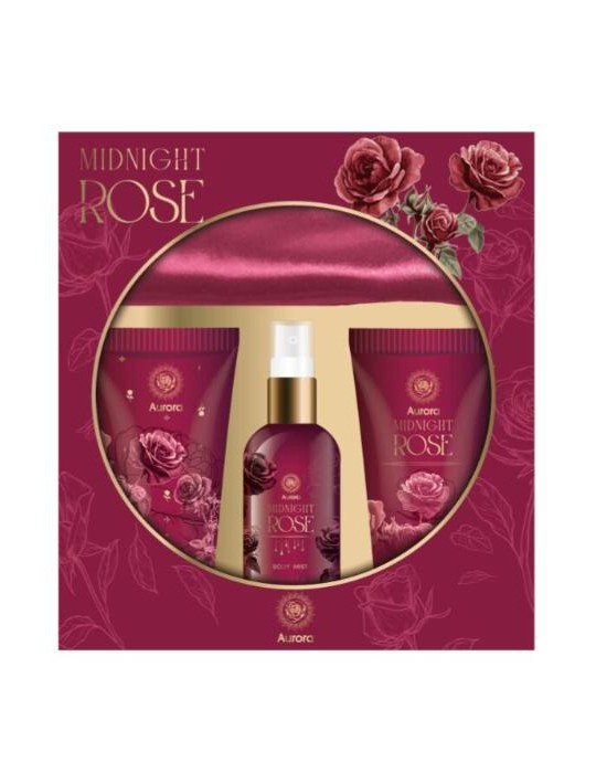 GIFT SET TURBANTE 4 PZAS MIDNIGHT ROSE