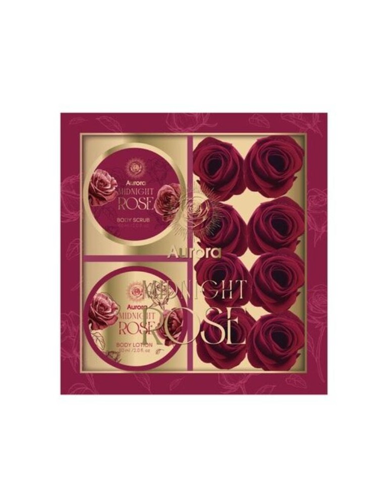 GIFT SET PETALOS 3 PZAS MIDNIGHT ROSE