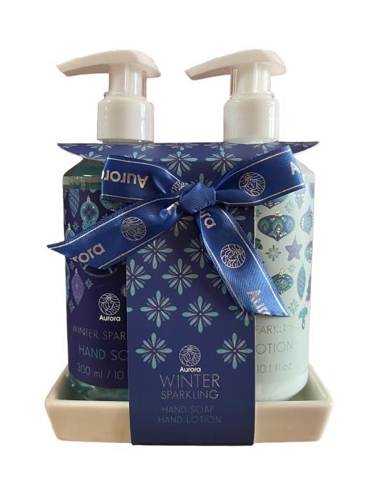 AURORA SET DE DOS DIFUSORES NAVIDAD AZUL