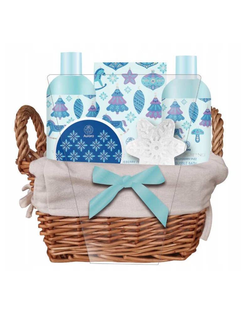 AURORA SET NAVIDADEÑO 6 PZAS AZUL