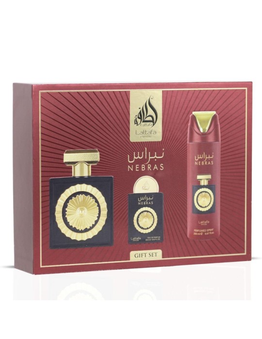 LATTAFA PRIDE NEBRAS GIFTSET 3 PCS