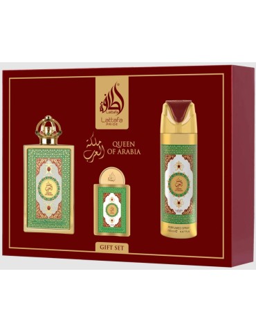 LATTAFA PRIDE QUEEN OF ARABIA GIFTSET 3 PCS