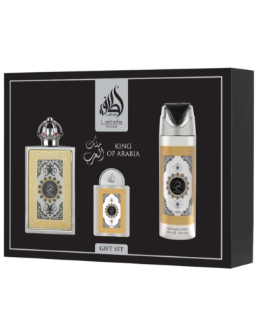 LATTAFA PRIDE KING OF ARABIA GIFTSET 4 PZAS