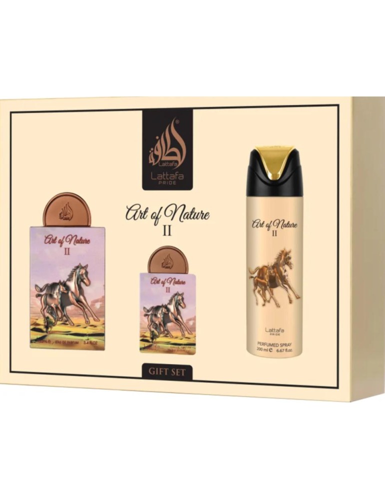 LATTAFA PRIDE ART OF NATURE II GIFTSET 3 PCS