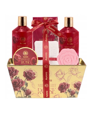 AURORA CESTA 6 PCS MIDNIHGT ROSE