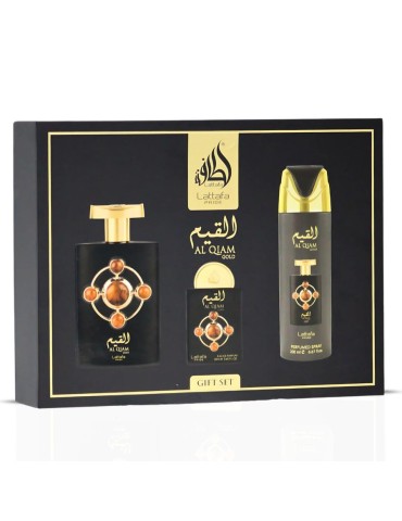 LATTAFA PRIDE AL QIAM GOLD GIFTSET 4 PCS