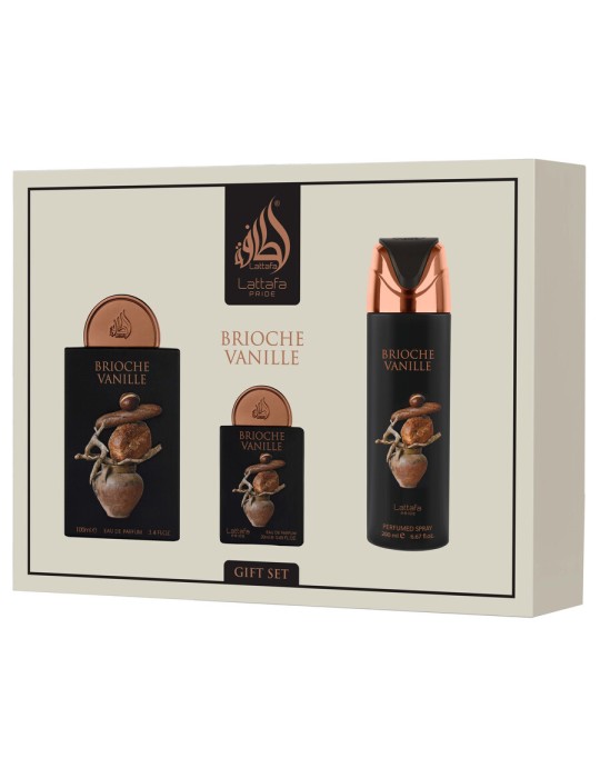 LATTAFA PRIDE BRIOCHE VANILLE GIFTSET 3 PCS