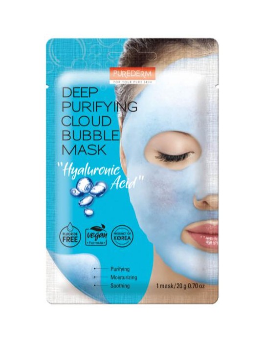 MASCARILLA BURBUJA DE ÁCIDO HIALURONICO 20G