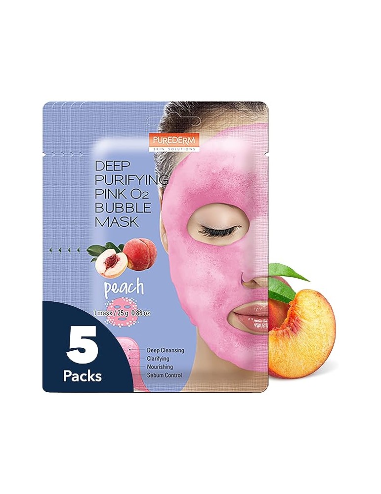MASCARILLA FACIAL PURIFICANTE CON O2 MELOCOTÓN 25G